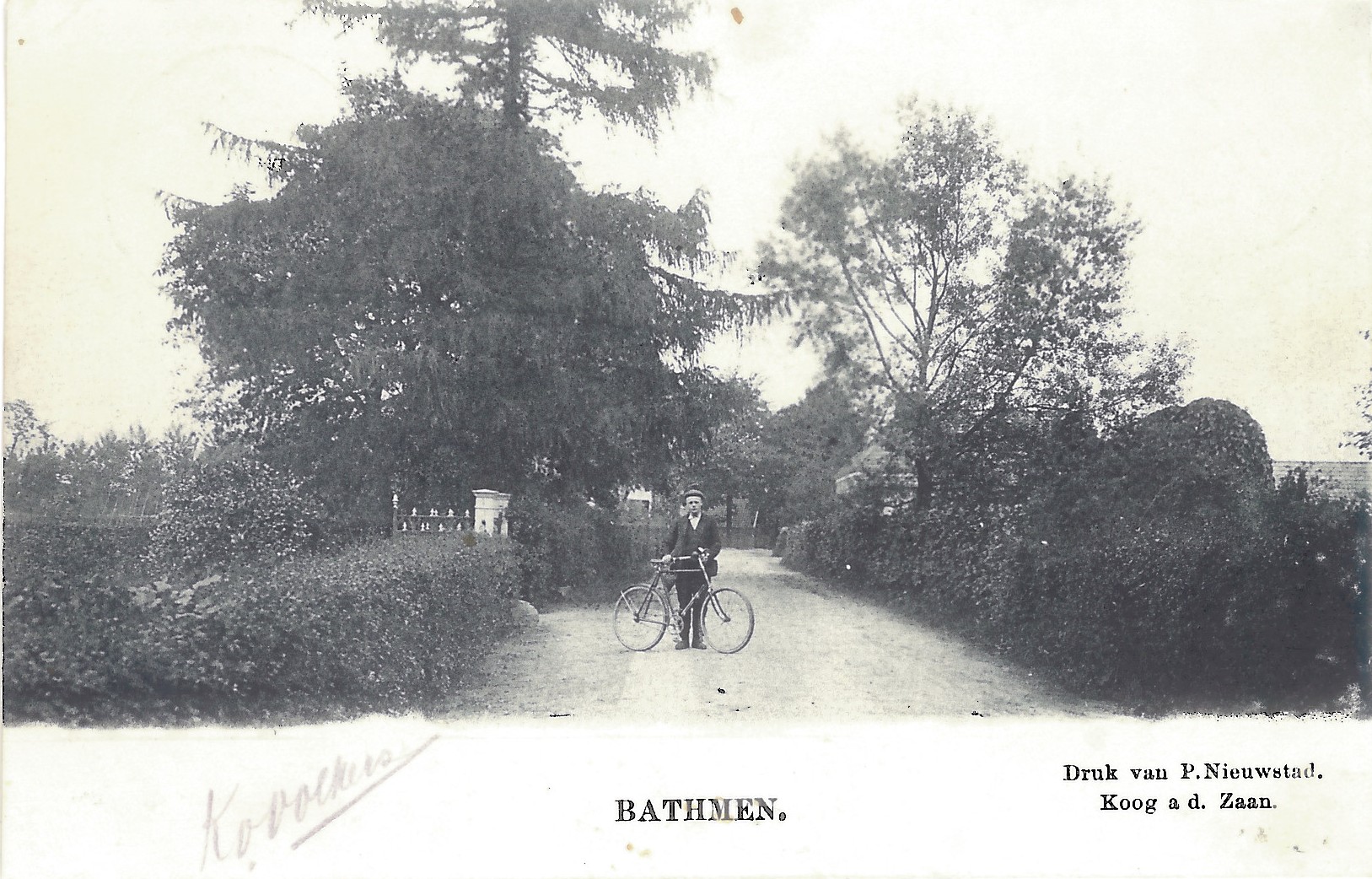 Bathmen Dorpstraat 1898 ansichtkaart